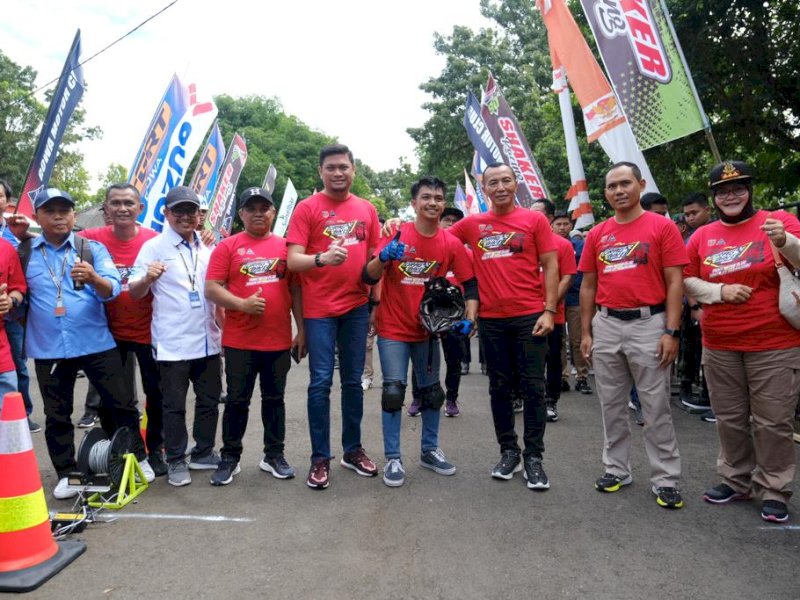 Bupati Gowa Hadiri Langsung Pembukaan Drag Bike 2023