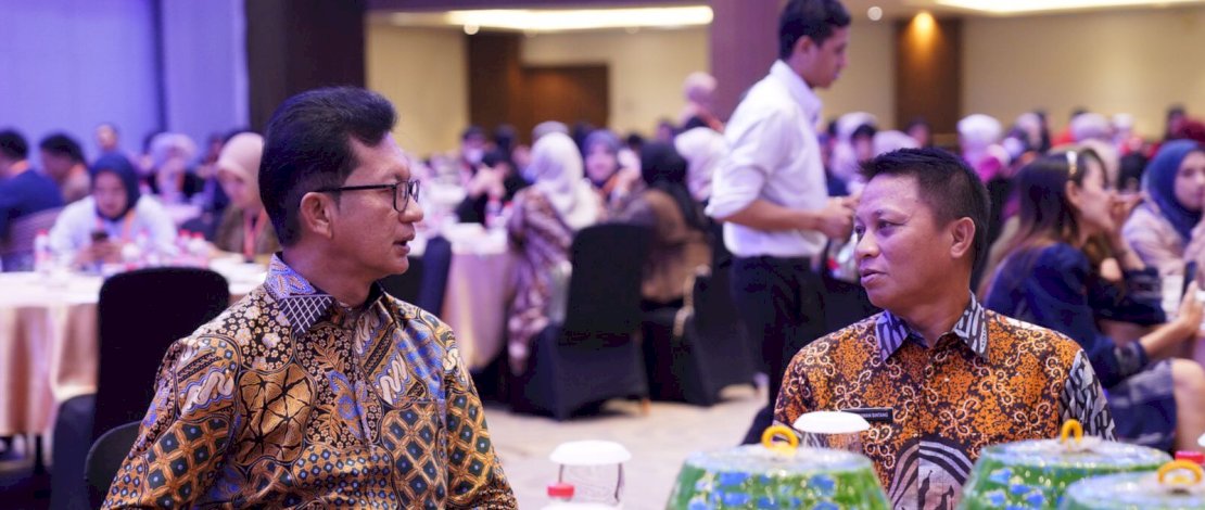 Andi Darmawan Bintang membuka Seminar Penguatan Peran Notaris Dalam Kelangsungan Usaha Melalui Edukasi Kepailitan Perseroan dan Badan Usaha, di Hotel Four Points, Makassar, Sabtu, 3 Juni 2023.