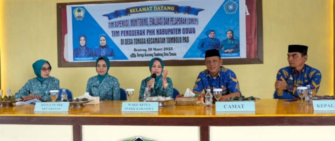 Hari Pertama Supervisi, TP PKK Gowa Evaluasi 10 Program Pokok di Dua Kecamatan