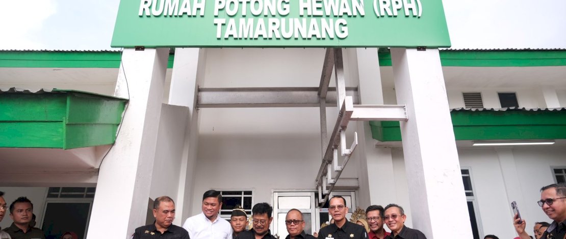 RPH Modern Tamarunang Resmi Dioperasikan, Siapkan Sistem Elektronik Terbaik dan Higenis
