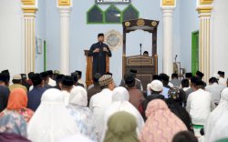 Hari Kedua Tarawih Keliling, Bupati Adnan Sampaikan Program Prioritas Pemkab Gowa