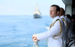 MNEK 2023, Armada Kapal Perang Asing Penuhi Laut Makassar