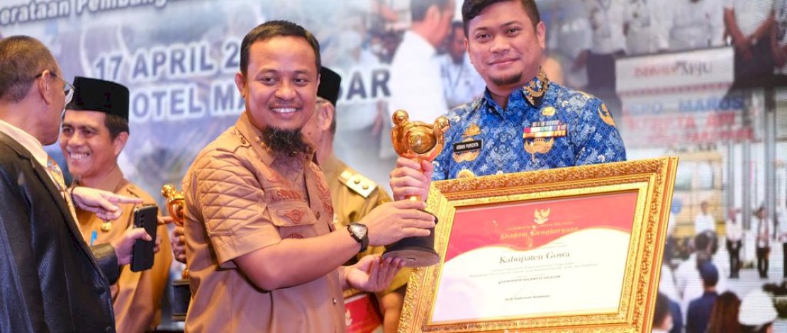 Komitmen Terhadap Responsif Gender, Anak dan Disabilitas, Pemkab Gowa Raih Penghargaan Tingkat Sulsel
