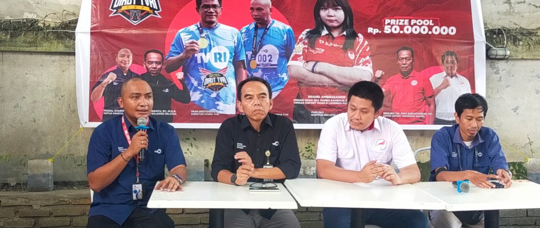 Kampanyekan Olahraga E-Sport, Tournament MLBB Dirut TVRI  Cup di Gelar di Makassar