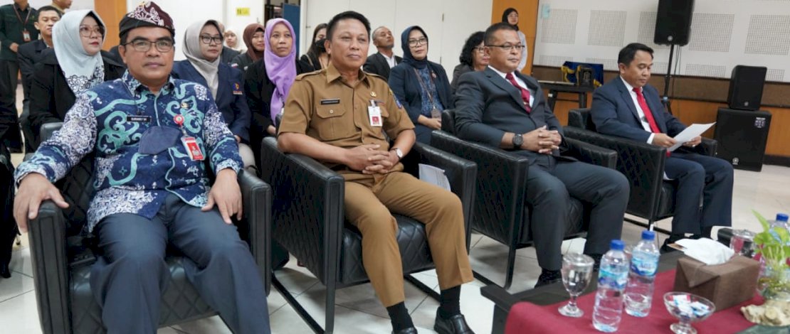 Penjabat Sekretaris Daerah Provinsi Sulsel, Andi Darmawan Bintang, saat mewakili Gubernur Sulsel, Andi Sudirman Sulaiman, pada acara pembukaan Latpim Nasional Tingkat II, di LAN RI Makassar, Selasa, 6 Juni 2023. 