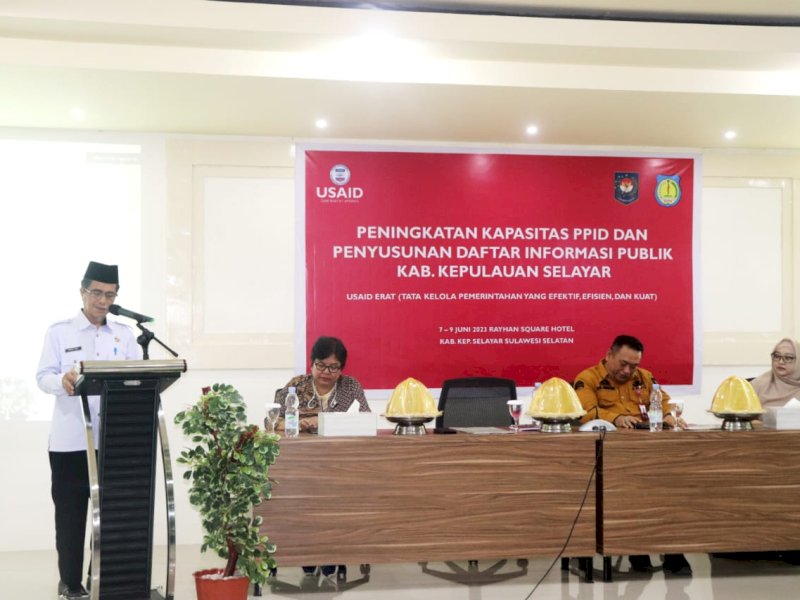 Bidang Humas Diskominfo SP Selayar Gelar Bimtek PPID