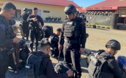 Mendadak! Danyon C Pelopor Periksa Personel Brimob Bone