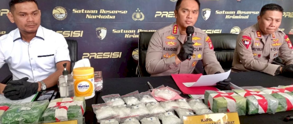 Polda Metro Ciduk Empat Orang Pengedar Narkoba, Nilainya Puluhan Miliar