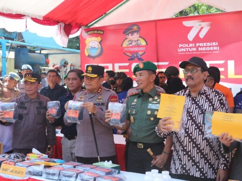 Musnahkan Ratusan Kilo Narkoba, Kapolda Sulsel: 300 Ribu Generasi Terselamatkan