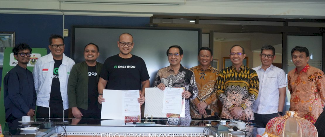 Universitas Hasanuddin dan PT. Goto Gojek Tokopedia Tbk. sepakati kerja sama dalam bidang pengembangan Tridarma Perguruan Tinggi.