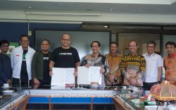 Unhas - PT Goto Gojek Tokopedia Tbk Tandatangani MoU dan Berikan Fasilitas Penunjang Kegiatan Mahasiswa