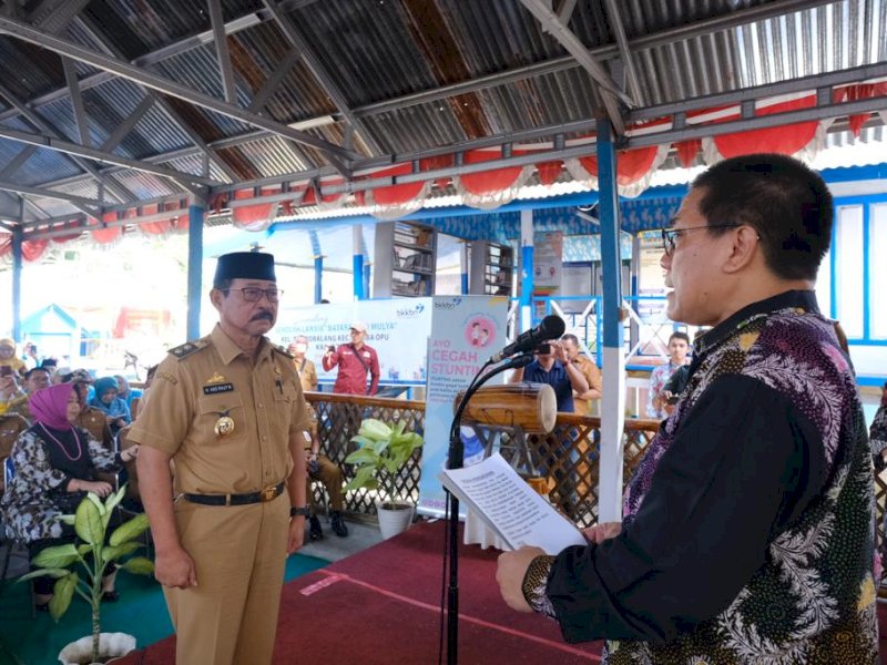 Wakil Bupati Gowa jadi Bapak Asuh Anak Stunting