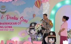 Hadiri Wisuda TK Kemala Bhayangkari, Ini Harapan Kapolres Gowa
