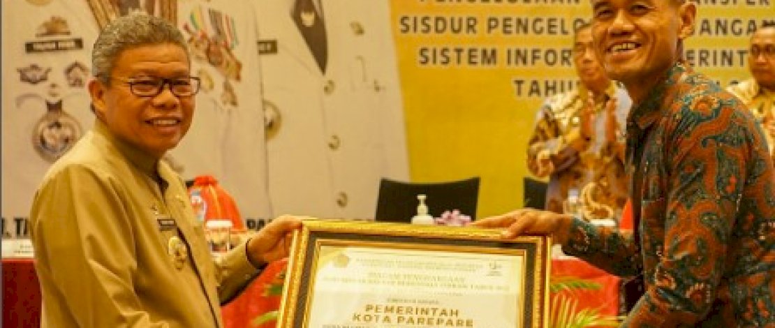Kemenkeu Beri Penghargaan Pemda Berkinerja Terbaik ke Pemkot Parepare