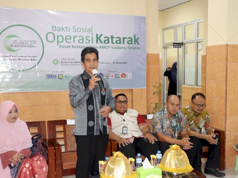 Resmi Berakhir, Baksos AMCF di Kepulauan Selayar Ditutup dengan Operasi Katarak Gratis