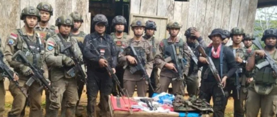 Markas KKB Papua Digerebek, Petugas Temukan Senjata Rakitan Markas KKB Papua Digerebek, Petugas Temukan Senjata Rakitan