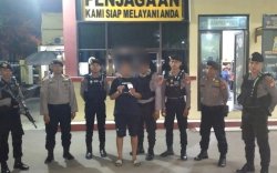 Patroli Jalan Kaki, Polres Gowa Amankan Dua Pemuda Bawa Obat Terlarang