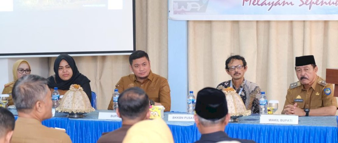 Tim Setmil Presiden RI dan BKKBN Verifikasi Lapangan Program Bangga Kencana Penanganan Stunting di Gowa