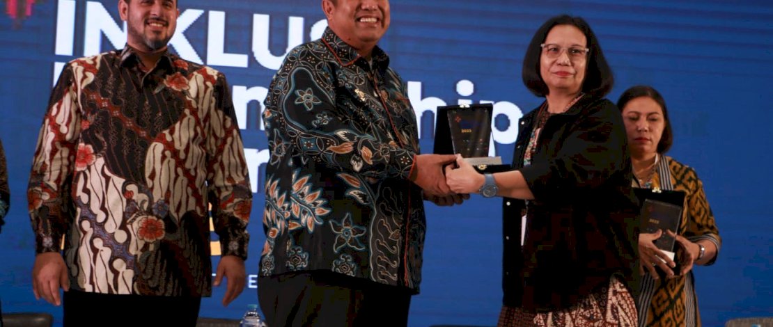 Chaidir Syam saat menjadi salah satu pembicara nasional dalam Forum Kemitraan Inklusi 2023, kerja sama antara Pemerintah Australia dan Indonesia di Grand Sahid Jaya Hotel, Jakarta, Selasa, 20 Juni 2023.