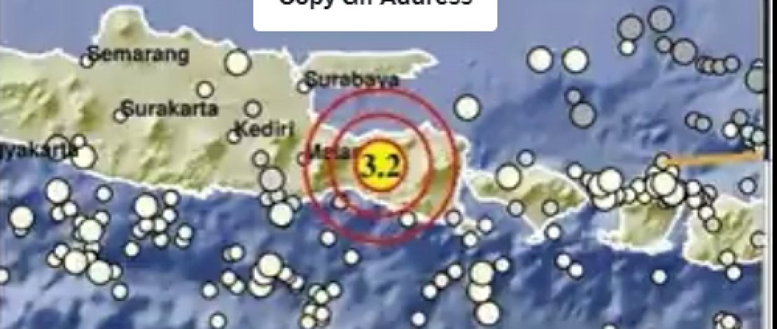 Gempa Bumi Kekuatan 3,2 Magnitudo Guncang Jember Jawa Timur Gempa Bumi Kekuatan 3,2 Magnitudo Guncang Jember Jawa Timur
