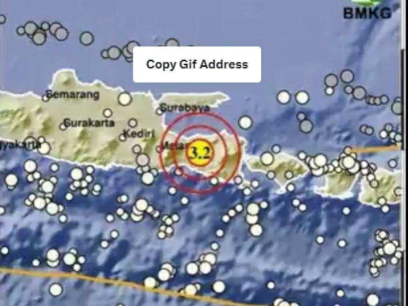 Gempa Bumi Kekuatan 3,2 Magnitudo Guncang Jember Jawa Timur 