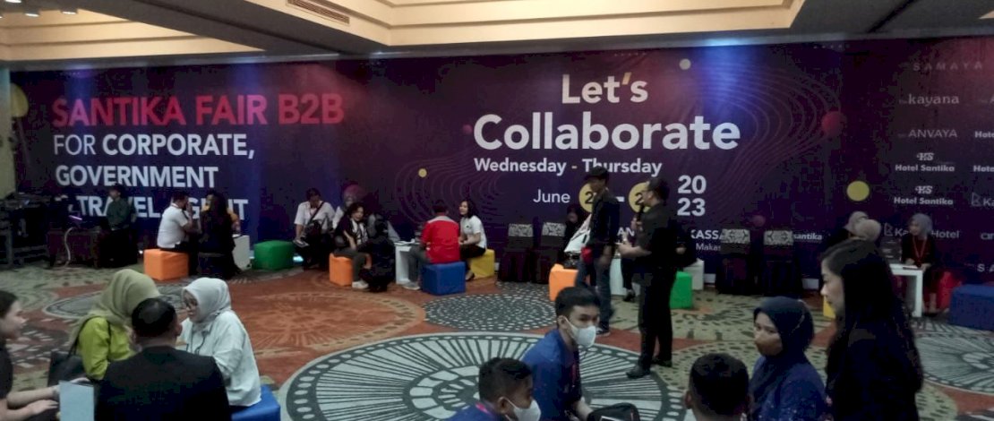 Santika Indonesia Hotels & Resorts menggelar Santika Fair B2B untuk pertama kalinya di Makassar. Kegiatan ini  mepertemukan  klien Travel Agent, Corporate, Government & Media.