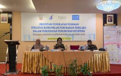 10 OPD Pemprov dan Kabupaten Kota se-Sulsel Kolaborasi Rancang Strategi Komunikasi Atasi Stunting