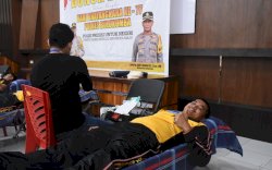 Sambut Hari Bhayangkara Ke-77 Polres Bulukumba Gelar Kegiatan Donor Darah