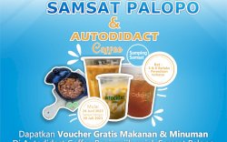 Setiap Sabtu - Minggu, Samsat Palopo Bakal Bagi-bagi  Voucher Coffeeshop untuk Wajib Pajak