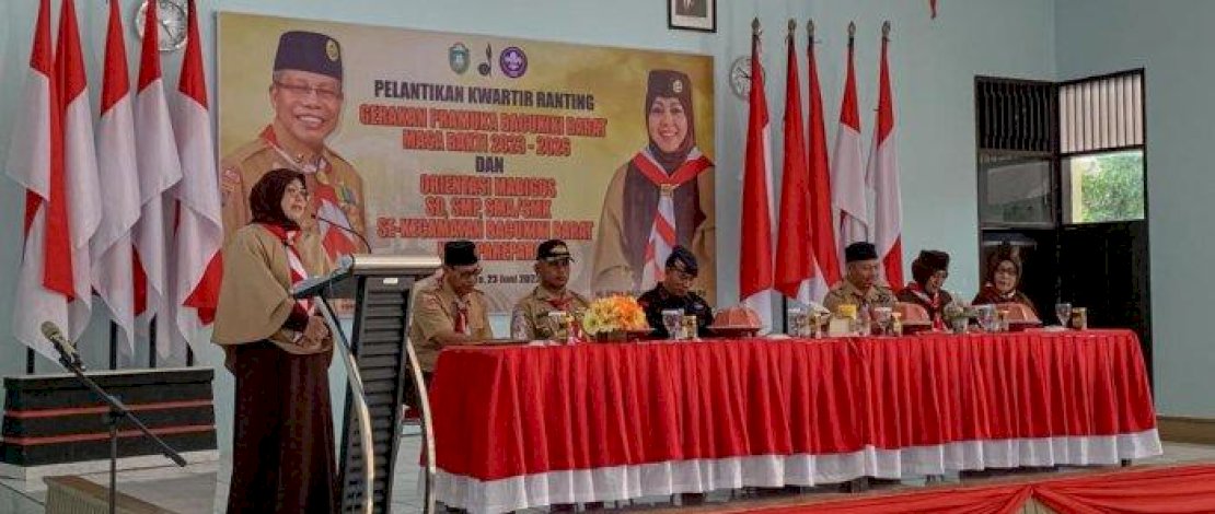 Lantik Pengurus Kwartir Ranting Pramuka Bacukiki Barat, Erna Rasyid: Semoga Amanah Lantik Pengurus Kwartir Ranting Pramuka Bacukiki Barat, Erna Rasyid: Semoga Amanah