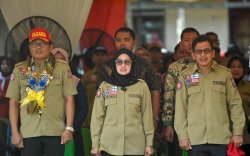 Bupati Luwu Utara Laporkan&nbsp;157 Desa Rawan Bencana ke Kemensos RI&nbsp;&nbsp;