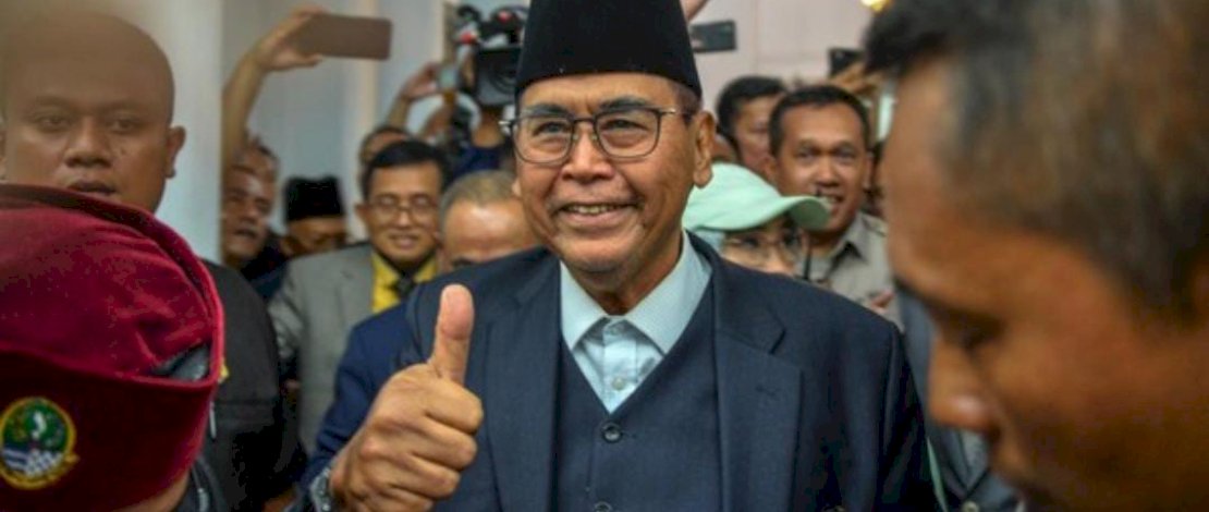 Arti Shalom Aleichem, salam Yahudi yang Diucapkan Panji Gumilang (Foto: ANTARA FOTO/RAISAN AL FARISI)