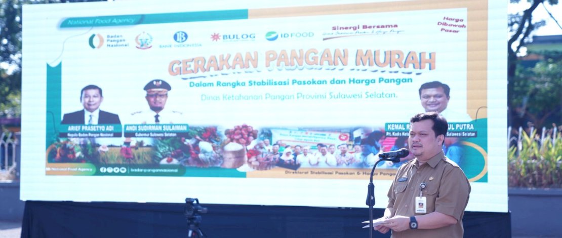Pemprov Sulsel Gelar Gerakan Pangan Murah Serentak di 24 Kabupaten Kota