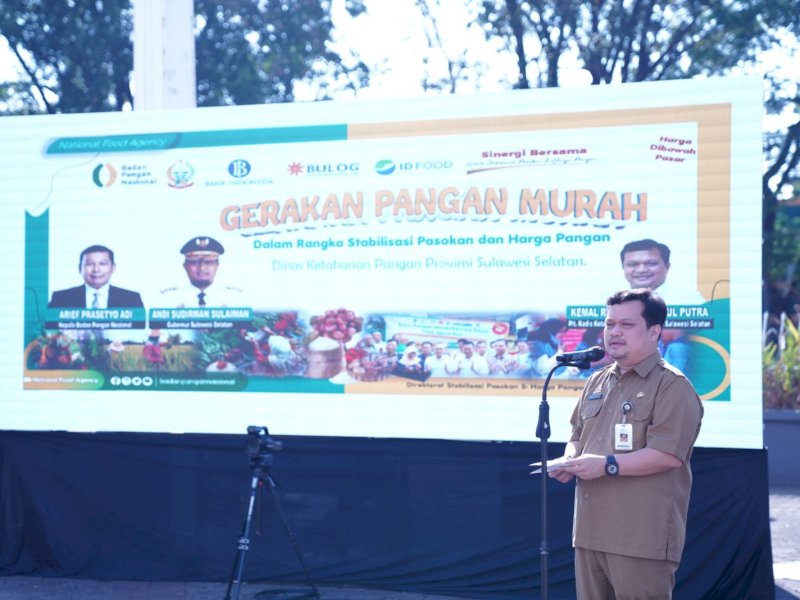 Pemprov Sulsel Gelar Gerakan Pangan Murah Serentak di 24 Kabupaten Kota
