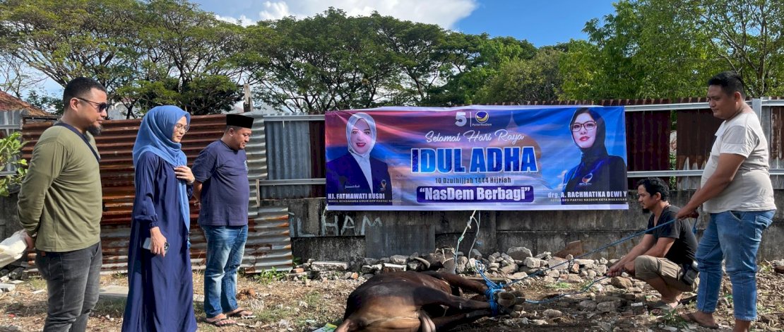 DPC NasDem Makassar secara rutin menggelar kegiatan sosial bertajuk NasDem Berbagi.