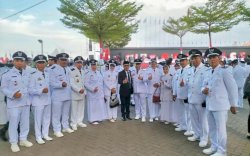 Plt.Camat Makassar Hadiri Upacara Peringatan Hari Otonomi Daerah ke-27