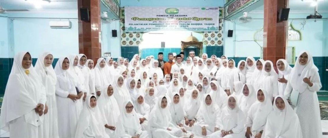 Plt. Camat Makassar Harun Rani Melantik Pengurus Majelis Taklim di Malam Nuzulul Qur'an