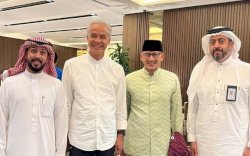 Bertemu Ganjar di Bandara Jeddah, Sandiaga Uno: Insyaallah The Next Presiden