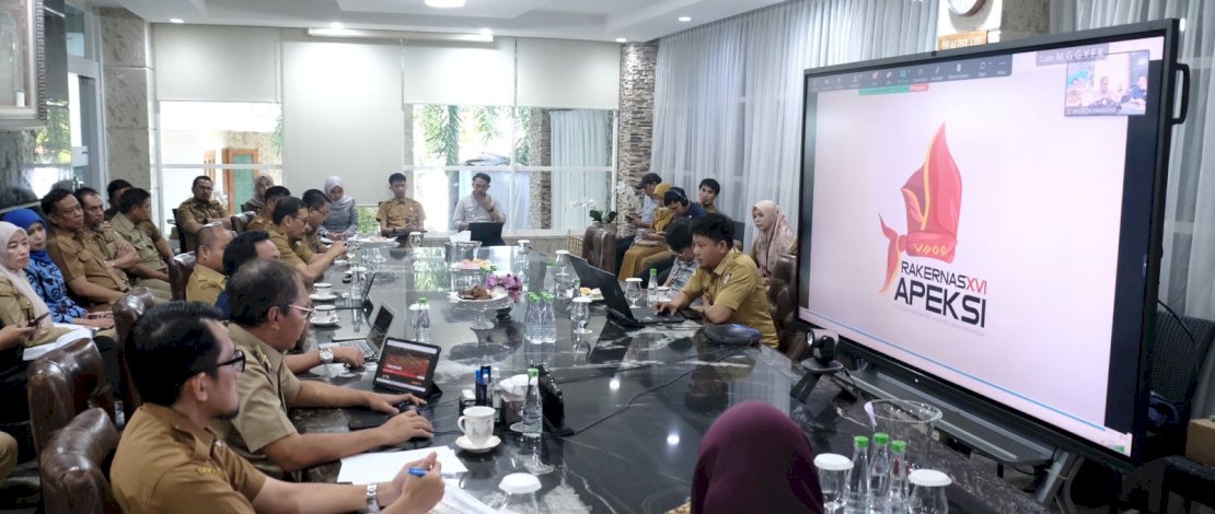 Rapat persiapan Rakernas Apeksi 2023.
