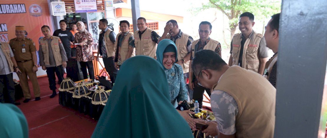 Ketua TP PKK Kota Makassar, Indira Yusuf Ismail, turut hadir dalam kegiatan Evaluasi Perkembangan Desa dan Kelurahan (Epdeskel) Tahun 2023