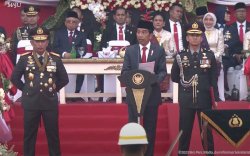 HUT Bhayangkara, Presiden Jokowi: Kekuatan Polri Besar harus Dipergunakan dengan Benar