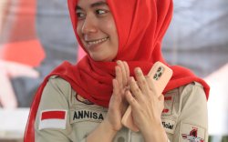 'Kerudung Merah' Siap Rebut 3.500 Suara di Pileg DPRD Makassar