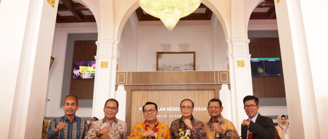 Ketua Mahkamah Agung RI Prof M Syarifuddin Puji Danny Pomanto, Jalin Kerja Sama Baik dengan Peradilan Makassar