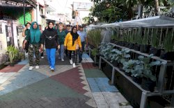 Sabtu Ceria, Fatmawati Rusdi Senam Sehat dan Kunjungi Longwis Maastricht Bara Baraya