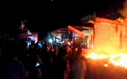 Lima Rumah di Wajo Terbakar, Penyebab Belum Diketahui