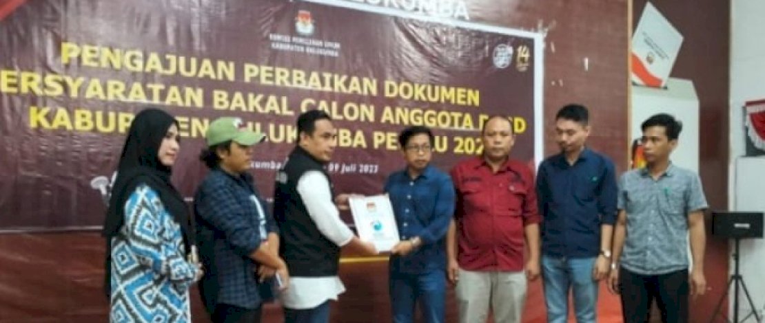 Gelora Partai Pertama Lakukan Perbaikan Dokumen Caleg di KPU Bulukumba