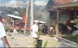 3 Rumah di Desa Ulaweng Riaja, Amali, Hangus Terbakar