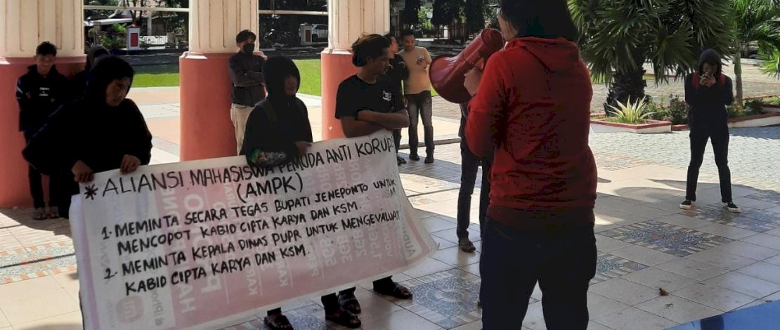 AMPK Desak Bupati Copot Kabid Cipta Karya dan Oknum KSM di Jeneponto