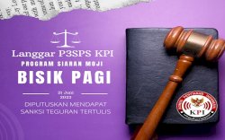 KPI Berikan Teguran Tertulis pad Program Acara Ini, Umbar Aib?