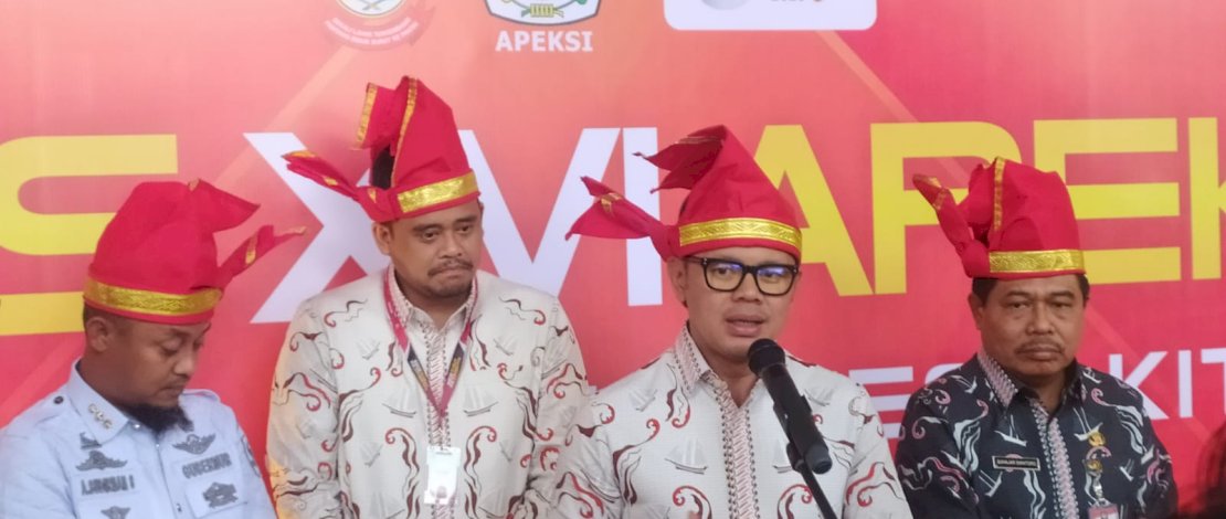 Bobby Nasution saat hadir di Rakernas Apkasi.